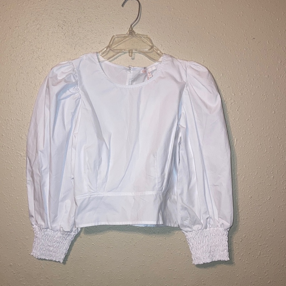 GB White Crop Top